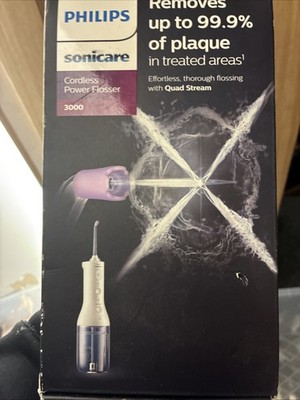 Philips Sonicare Kabellose Power Flosser 3000 Munddusche HX3826/31 - Weiß