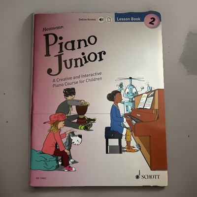 Klavier Junior - Unterrichtsheft 2 Hans-Günter Heumann Buch und Audio Online Klavier