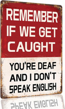 Funny Man Cave Room Sign Remember If We Get Caught Sign for Garage Home Bar Man