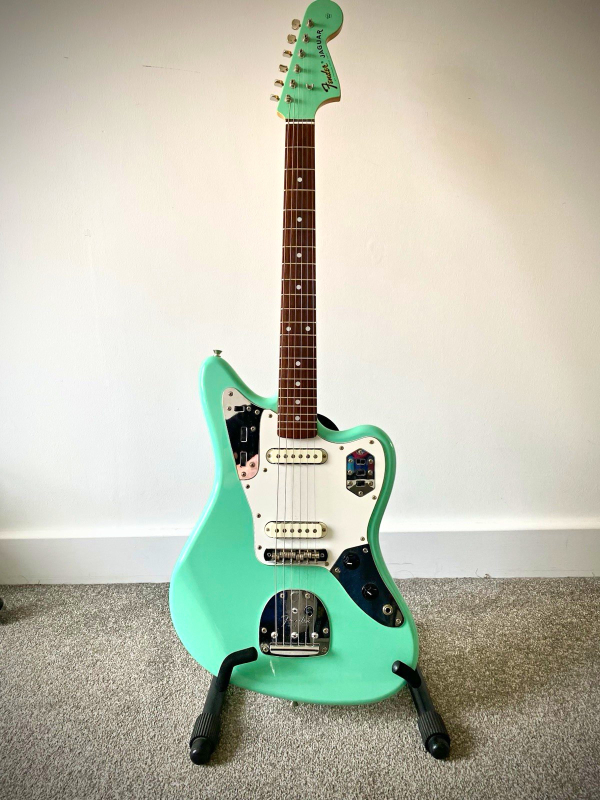 Fender Jaguar 2002 • Crafted In Japan • Seafoam Green