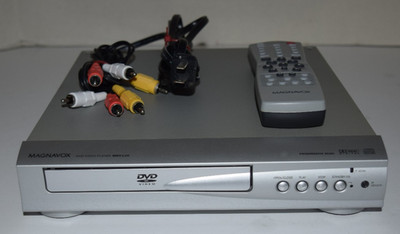Magnavox MDV110 DVD Player Progressive Scan w/ Remote & Cables Tested 08/2026