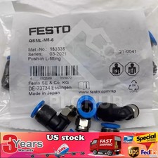 10 PCS New Festo 153335  QSML-M5-6 Push-in L-fitting
