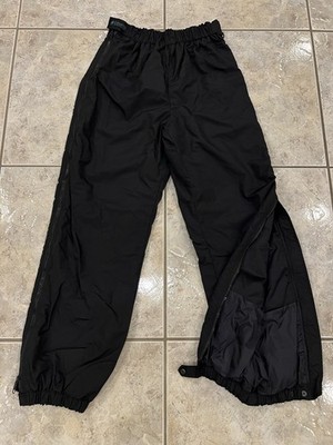 Women s Large COLUMBIA Lined Non-Insulated Ski Snow Snowboard Pants Black Y2K