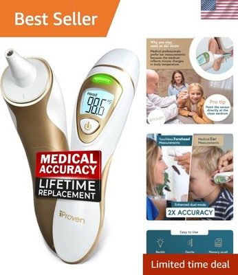 Pro Series | Ear Thermometer with Non-Touch Forehead Function | Superior Accu...