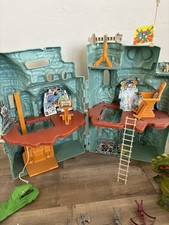 Vintage MOTU He-Man Castle Grayskull Lot + Figures Trap Jaw Skeletor Buzz-Off