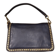 Borsa in Pelle Vintage borchie