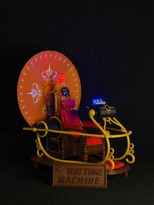 The Time Machine 1960s LED Model Sci-Fi Collectible DIY Kit Premium Display