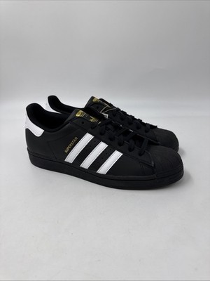 Adidas Superstar Black White Lace Up Casual Sneakers Retro OG EG4959 Mens Sz 10