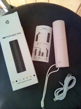 Handheld Mini Portable Fan Pink