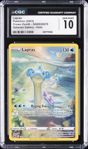 Lapras graded CGC 10 for sale on eBay