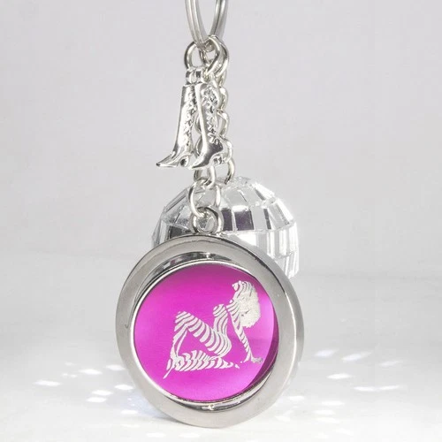 Madonna "Confessions II" Metal Spinner 2in1 Keychain Pendant 2026 Promo Disco