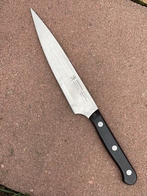 J.A. HENCKELS 17540-160 SOLUTION 6'' UTILITY Slicer Kitchen KNIFE used / minty