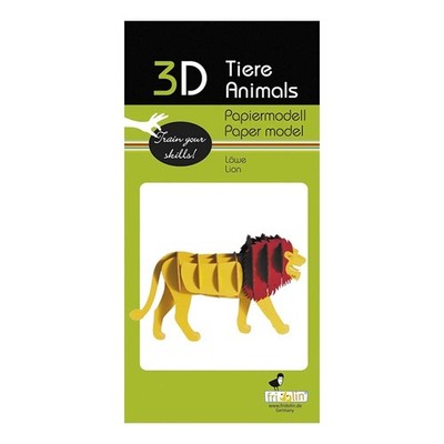 Fridolin 3D Papiermodell - Löwe