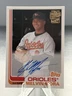 2021 TOPPS ARCHIVES MELVIN MORA FAN FAVORITES ON CARD AUTO ORIOLES