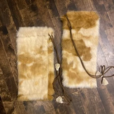 Faux Fur Boot Enhancer - Leg Warmer, Boot Cuffs - Animal Print.
