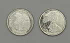 2 Silver Round - Walking Liberty .999 Fine VF 1/10 oz Golden State Mint