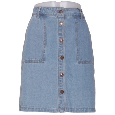 ONLY, Jeansrock, Größe: 38, Blau, Baumwolle, Einfarbig, Denim, Damen #BFD
