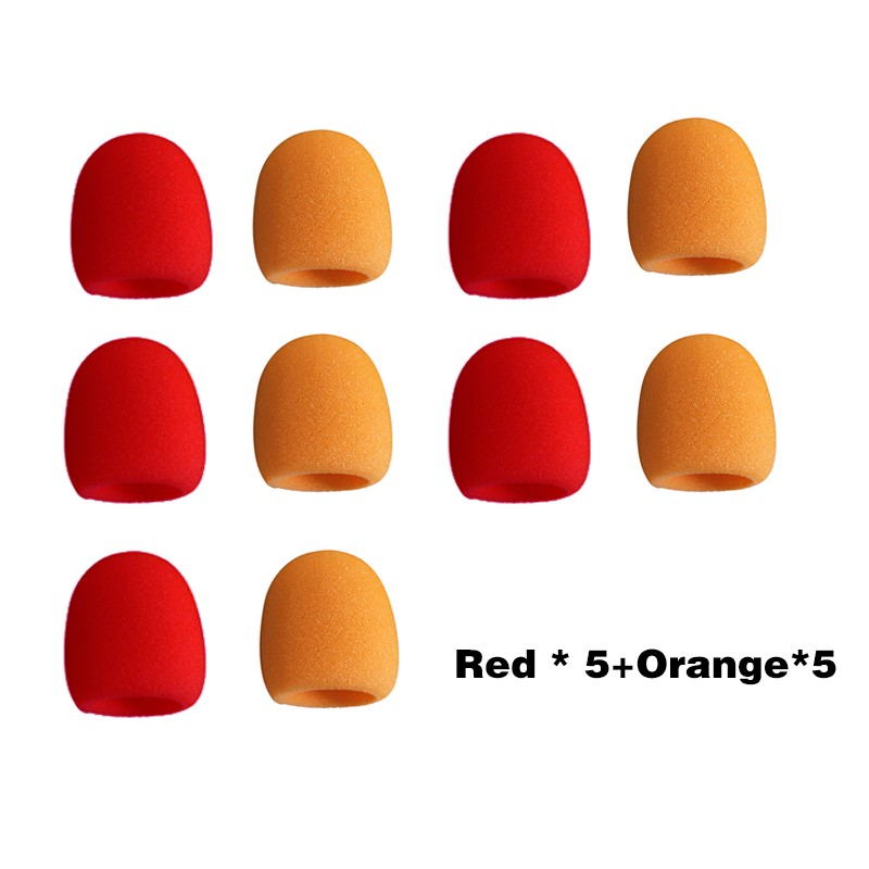 10 Pcs of Microphone Covers With Sponge Covers And Thickened Microphones