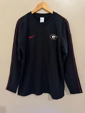 Nike Georgia Bulldogs Team Issue On Field Waffle Knit Thermal Fleece Mens L NEW