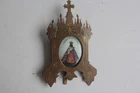 Miniature painting on porcelain: Our Lady of Hal, Black Madonna (74254)