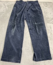 Vintage Polo Ralph Lauren Corduroy Chino Pants Men  s Size 38x32 Blue