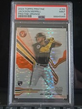 2024 Topps Pristine - Jackson Merrill #156 Orange Refractor /25 (RC)