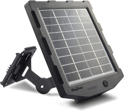 Trail Camera Solar Panel, WingHome Battery 1 Count (Pack of 1), Black 
