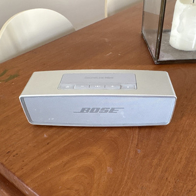 Bose SoundLink Mini tragbares Lautsprechersystem Bluetooth rechteckig silber