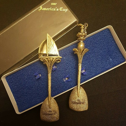 Vintage Souvenir 1987 America's Cup - Taskforce '87 Collectable Boxed Spoon Set. - Picture 3 of 6