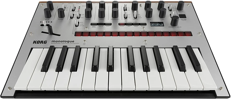 KORG Monophonic Analog Synthesizer monologe SV Monologue Silver 25 Key - Image 4 of 4