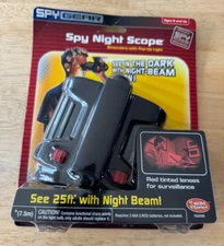 SPY GEAR SPY NIGHT SCOPE BINOCULARS W/ POP-UP LIGHT (AGE 6+) 2006 New In Box!