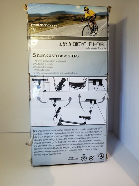 mammoth ceiling mount bike hoist