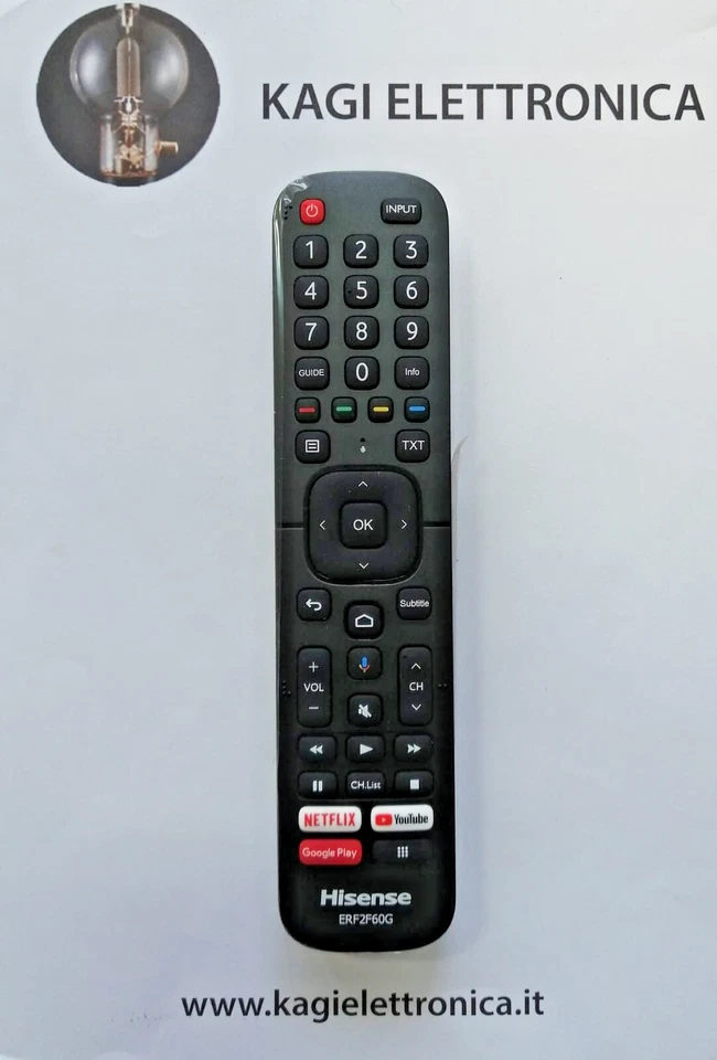 TELECOMANDO HISENSE ERF2F60G NUOVO ORIGINALE