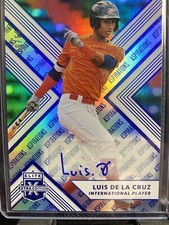 2018 Panini Elite Extra Aspirations Luis De La Cruz #169 (29/50) AU