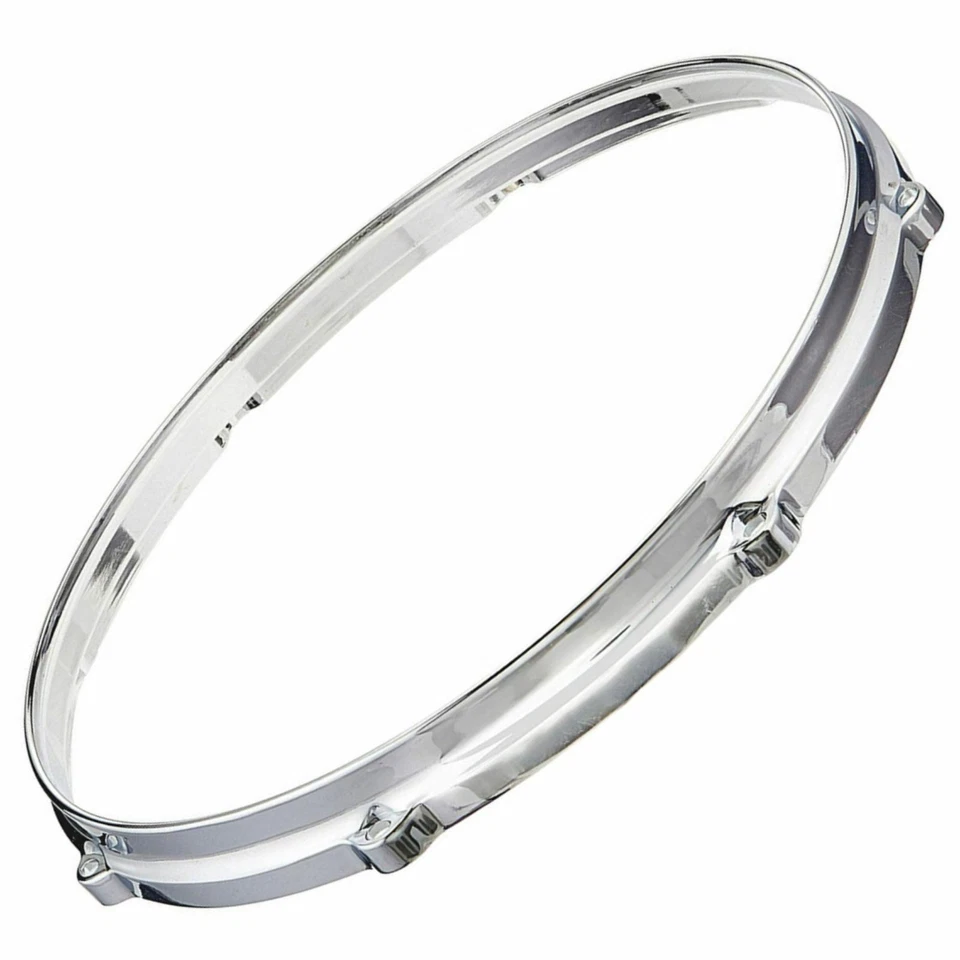 Ludwig L1408BC 14" Die Cast 8-Lug Batería Caja Tambor Aro, Cromo Foto 2 de 2