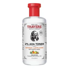 Thayers AHA Toner Alcohol Free Glycolic Acid Pore Refining Facial Toner 12oz