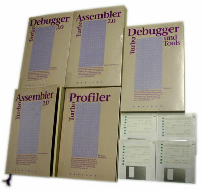 Borland Turbo Assembler Debugger Profiler 2.0 4x3,5'' Disketten für DOS