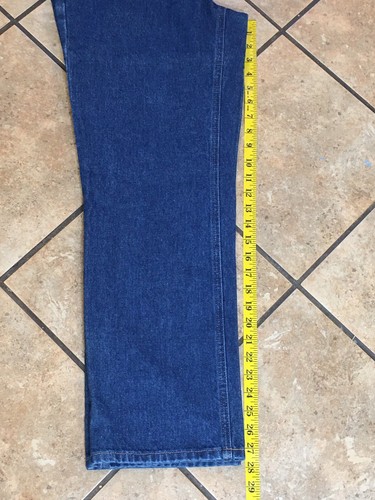 NWT Carhartt Men Relaxed Fit Work Carpenter Blue Jeans 30/28 - Picture 7 of 7
