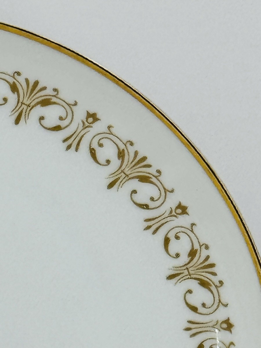 Vintage Sheffield Fine China 504 W Imperial Gold Luncheon Plate