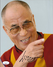 Dalai Lama REAL hand SIGNED 8x10