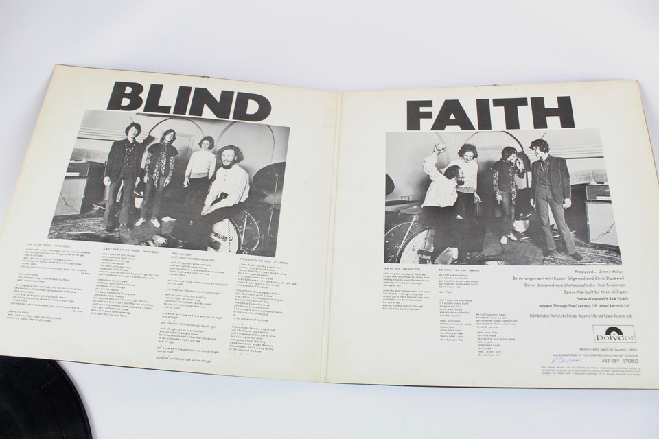 Blind Faith Polydor 1969 583059 Vinyl Record LP eBay