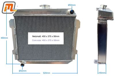 FORD Capri MK2 Kühler V6 2,0-2,3l großer Wasserkasten 01/74-12/77