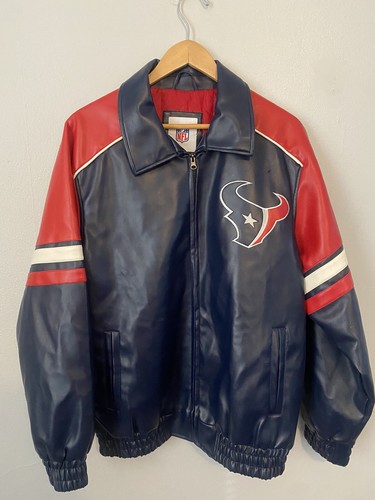 Men'a NFL Houston Texans Leather Jacket 