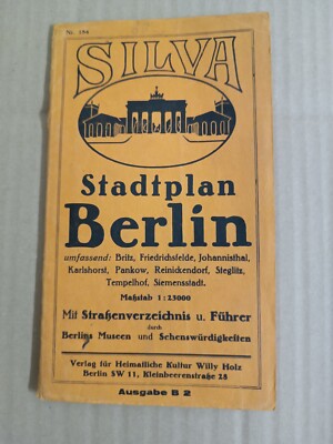 Silva Stadtplan Berlin / Maßstab 1:23000 / Ausgabe B2