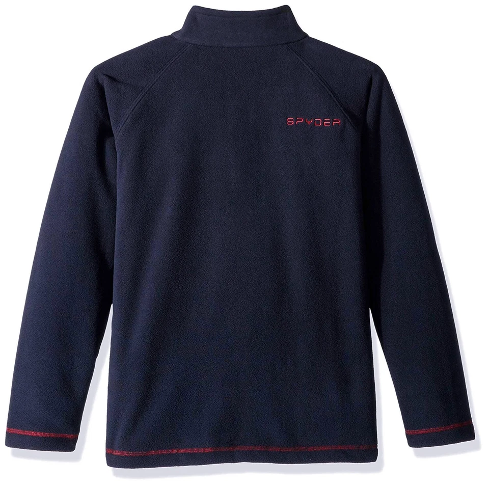 Spyder 162387 Niños Velocidad Polar Cremallera Manga Larga Sudadera Azul Marino Rojo Talla Pequeña Foto 2 de 2
