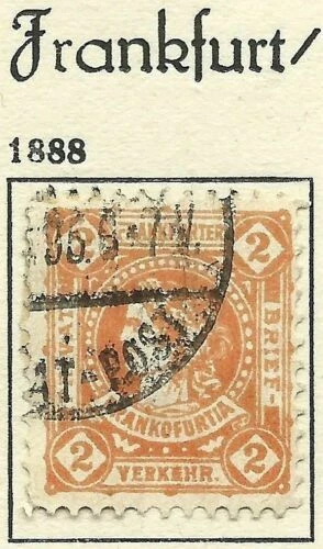 Echte gestempelte Briefmarken deutscher Privatpost (bis 1945)