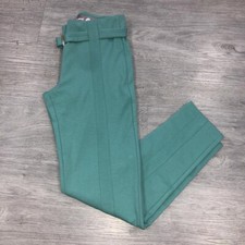 Betabrand Women's Size S Long Lite Dress Pant Yoga Pull On Green Office W1529