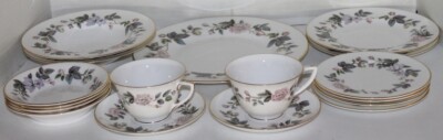 VTG Royal Worcester June Garland Pattern Dinnerware-Choice-Mint