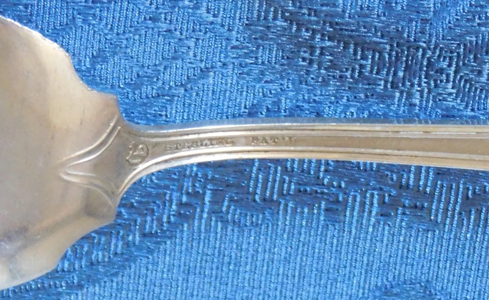 STERLING Jelly Spoon Pate Server, William B. Durgin Co, Padrão Colfax, 28 gramas - Imagem 4 de 4