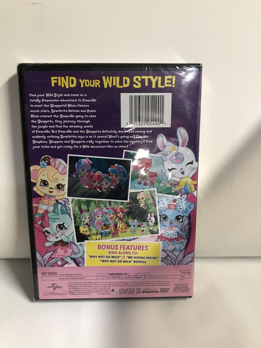 🍁 Shopkins Wild DVD Deborah Gatton NEW 191329054901| eBay